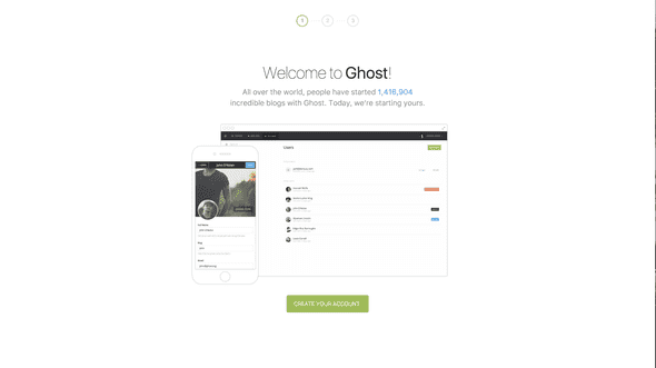 ghost blog docker