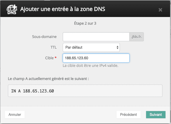 zone dns jfds