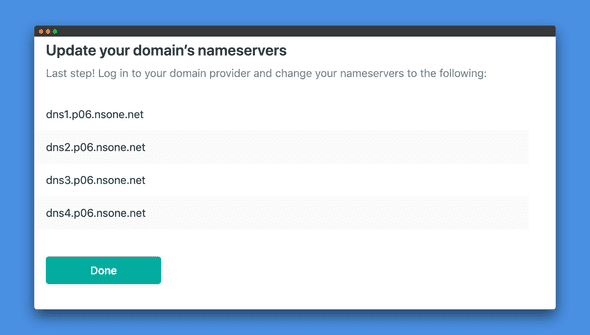 Liste des serveurs Netlify